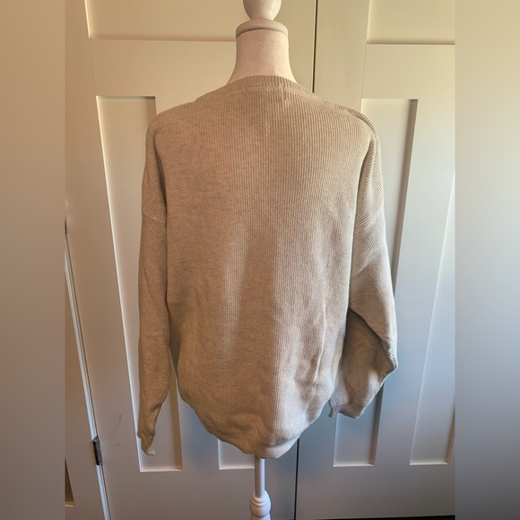 Vintage Eddie Bauer Cream color Sweater Size Men’s Medium - Picture 3 of 8